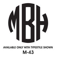 Monogram Style # M-043