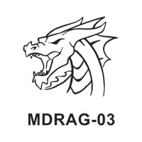 Mascot Stock Art # MDRAG-03