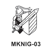 Mascot Stock Art # MKNIG-03