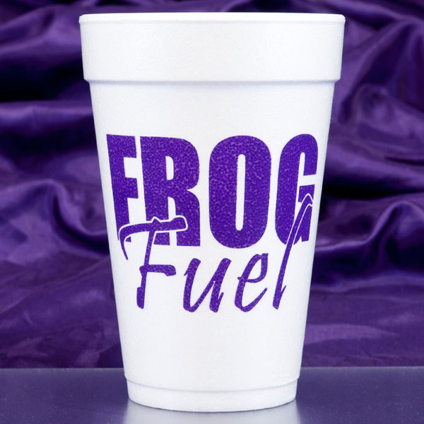 Frog Fuel Foam Cups - Purple