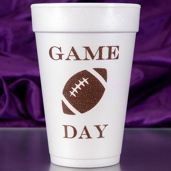 Game Day Foam Cups