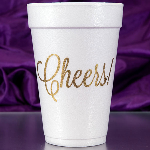 Cheers! Foam Cups