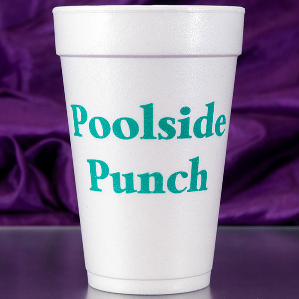Poolside Punch Foam Cups