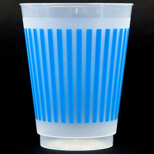 Stripes Shatterproof Cups - Blue