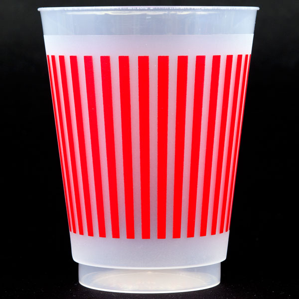Stripes Shatterproof Cups - Red