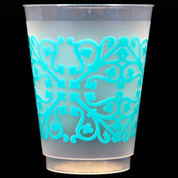 Pattern Design Shatterproof Cups - Tiffany Blue