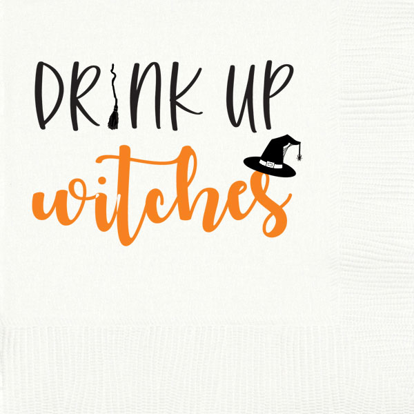 Drink Up Witches Halloween Napkins