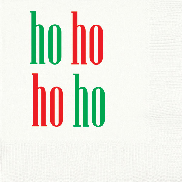 HO HO HO HO Christmas Napkins