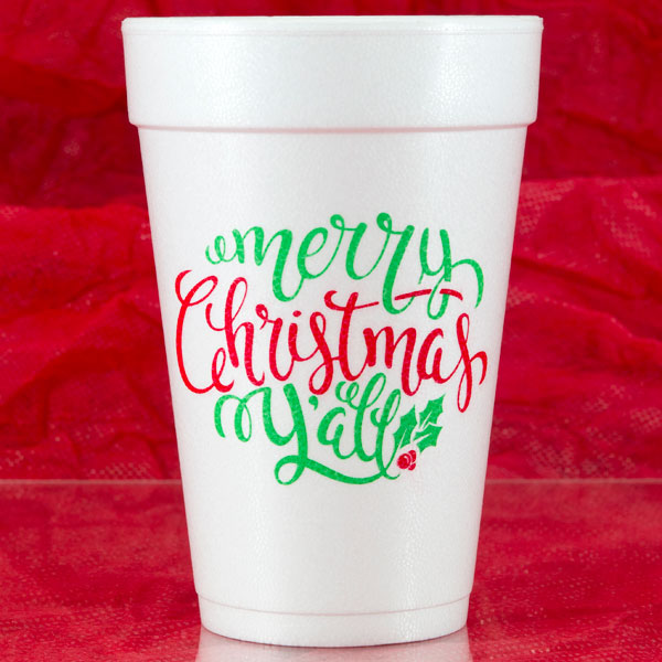Merry Christmas Y'all Cups