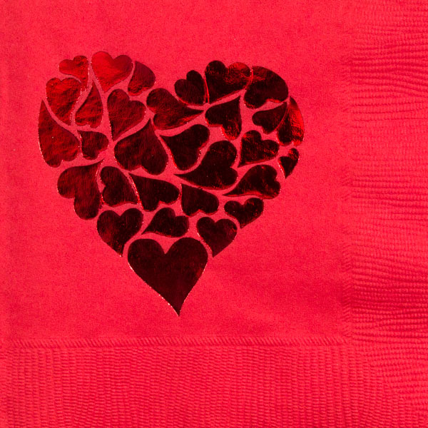 Heart of Hearts Valentines Napkins