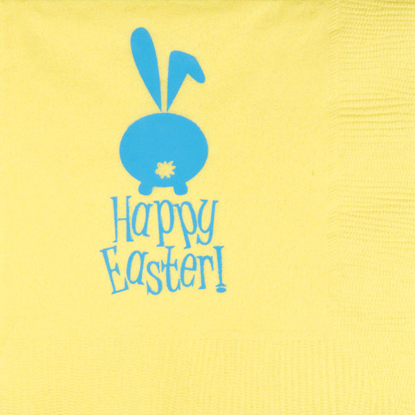 Happy Easter w/Bunny Napkins