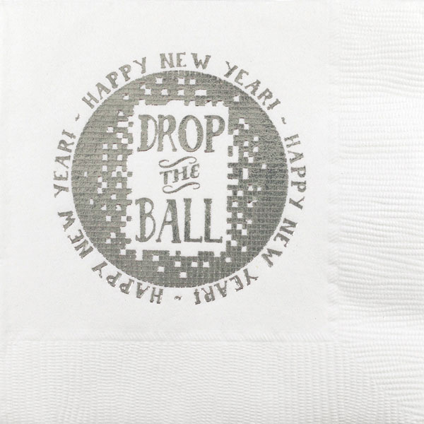 Drop the Ball Happy New Year Napkins