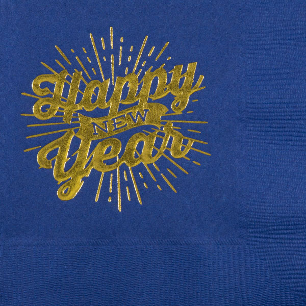 Happy New Year Banner Napkins