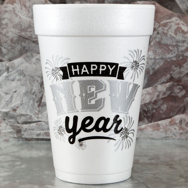 Happy New Year Fireworks Cups