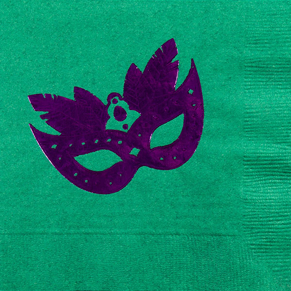 Mardi Gras Mask Napkins