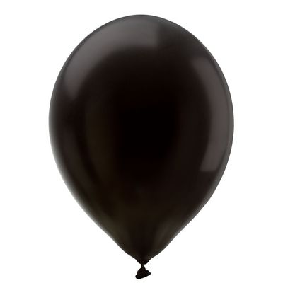 Black 9-inch Latex Balloons - 25ct