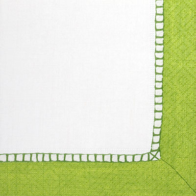 Linen Luncheon Napkins - Bright Green