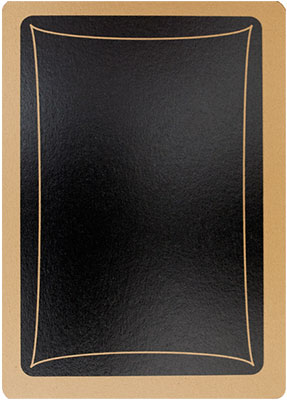 Diplomat Playing Card Deck - Black/Gold