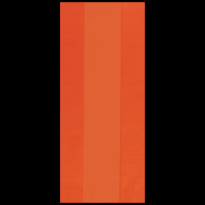 Orange Small Plastic Treat Bags - 25ct