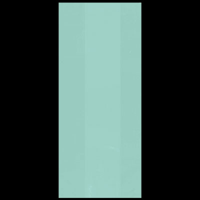 Robins Egg Blue Small Plastic Treat Bags - 25ct