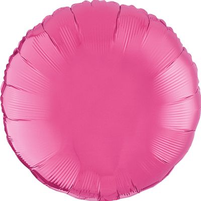 Bubblegum Pink 18-inch Round Mylar Balloons - 10ct