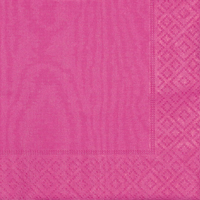 Hot Pink Moire Beverage Napkins