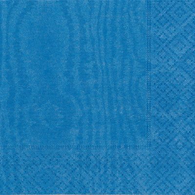 Blue Moire Beverage Napkins