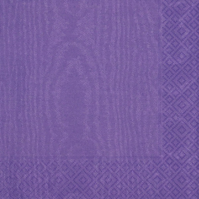 Purple Moire Luncheon Napkins