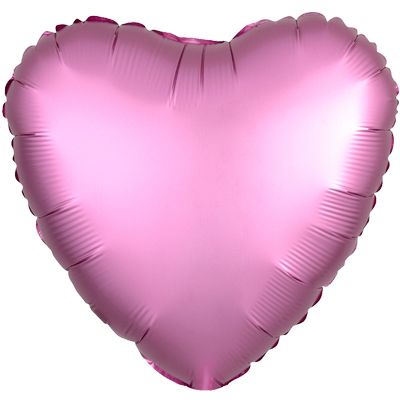 Luxe Azure 18-inch Heart Mylar Balloons - 10ct