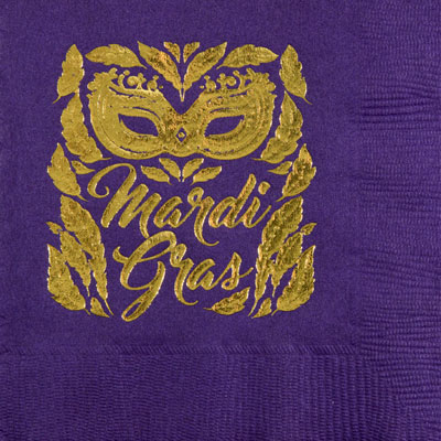 Mardi Gras Mask Napkins
