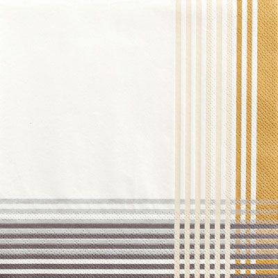 Cross Luncheon Napkins - White