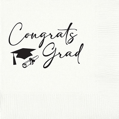 Congrats Grad Graduation Napkins
