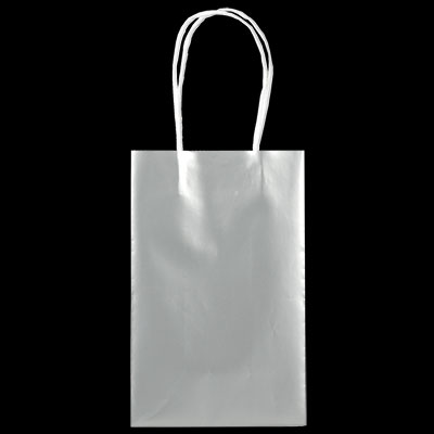 Silver Medium Kraft Bags - 10ct