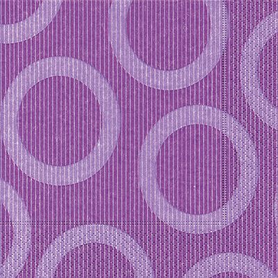 Circle Lilac Beverage Napkins