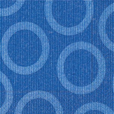 Circle Blue Beverage Napkins
