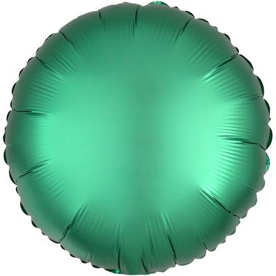 Luxe Jade 18-inch Round Mylar Balloons - 10ct