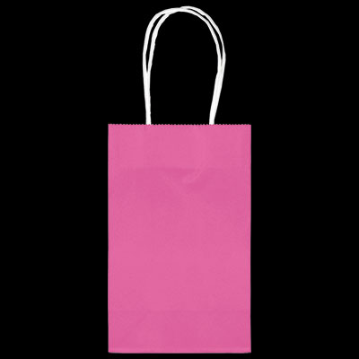 Bright Purple Medium Kraft Bags - 10ct