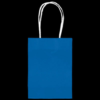Royal Blue Small Kraft Bags - 24ct