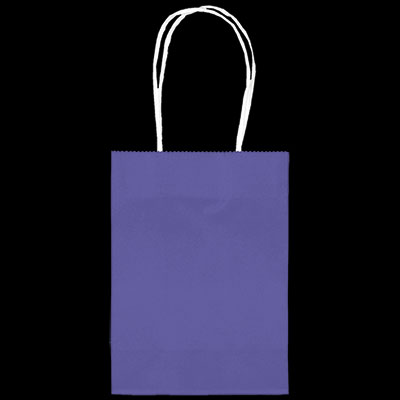 Purple Small Kraft Bags - 24ct