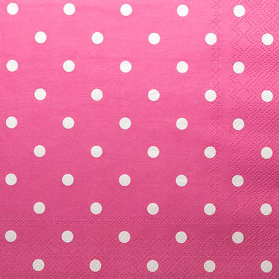 Little Dots Luncheon Napkins - Pink