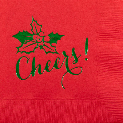 Cheers Christmas Napkins