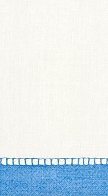 Linen Guest Towels - Blue