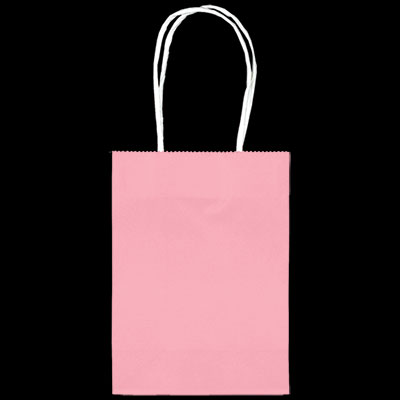 Pink Small Kraft Bags - 24ct
