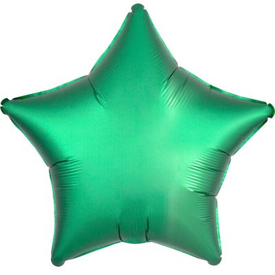 Luxe Jade 18-inch Star Mylar Balloons - 10ct