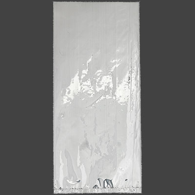 Silver Medium Plastic Treat Bags - 25ct
