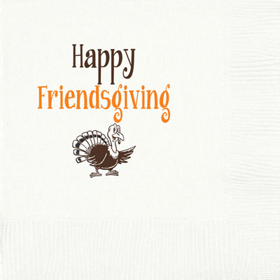Happy Friendsgiving Thanksgiving Napkins