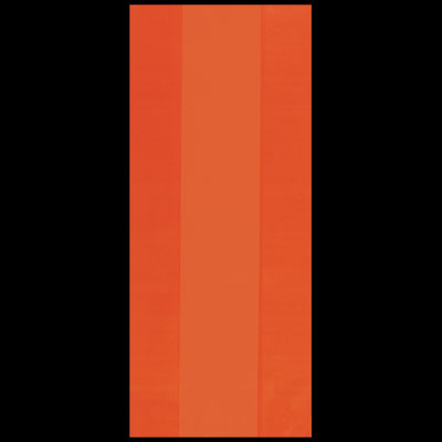 Orange Medium Plastic Treat Bags - 25ct