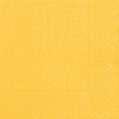 Caspari Moire Beverage Napkins - Yellow
