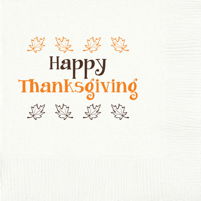 Happy Thanksgiving Napkins