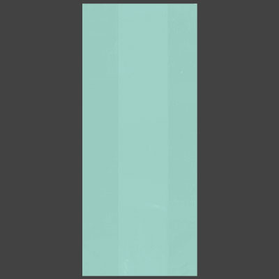 Robins Egg Blue Medium Plastic Treat Bags - 25ct